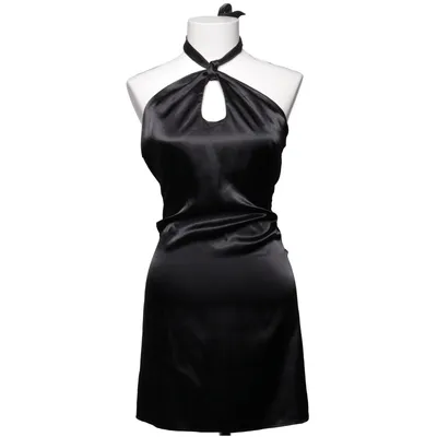 Halternek jurk (Zwart) van AsYou Elastaan, Polyester