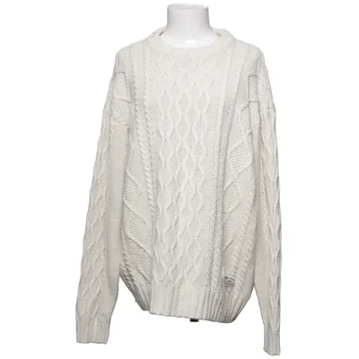 Sweater (White) from BDG by Urban Outfitters Acrylic, Cotton, Elastane, Polyamide, Wool