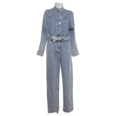 Jumpsuit (Blauw) van Mango Denim Katoen