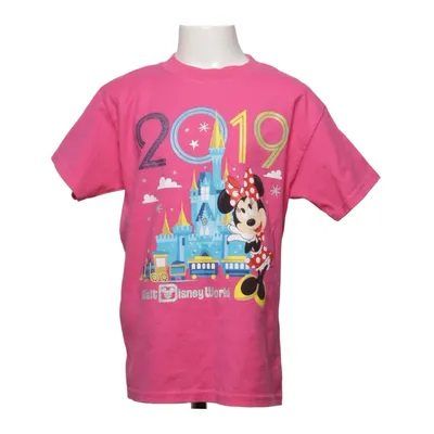 T-shirt (Roze, Meerkleurig) van Hanes Katoen