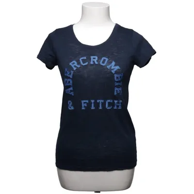 T-shirt (Blauw) van Abercrombie & Fitch Katoen, Polyester