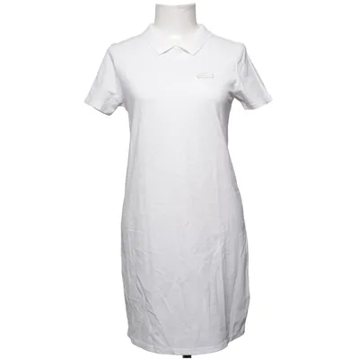 Robe polo (Blanc) de Lacoste Live Coton, Élasthane