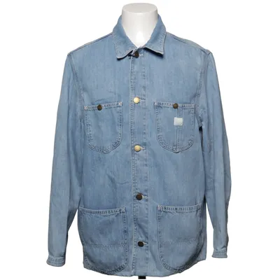 Spijkerjas (Blauw) van Lee x H&M Katoen, Hennep