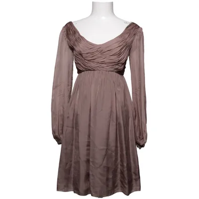 Dress (Brown) from Zetterberg Silk