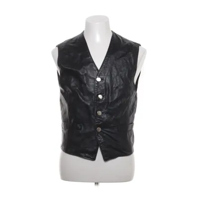 Leather vest (Black) from Gul & Blå Leather, Nylon