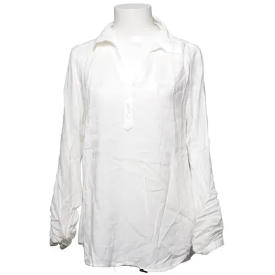 Blouse (White) from Honey Bee Blue Viscose