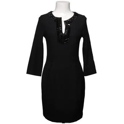 Robe (Noir) de Hallhuber Donna Acétate, Élasthane, Polyester, Viscose