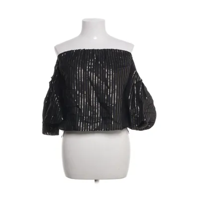 Topp (Svart, Guldfärgad) från Zara Woman Polyester, Viskos
