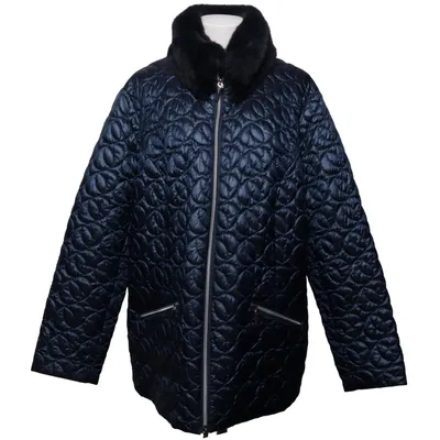 Lättviktsjacka (Blå) från Couture Line Pälsimitation, Polyamid, Polyester