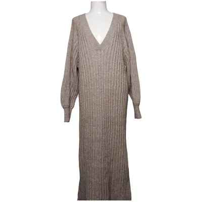 Kleid (Beige) von H&M Acryl, Polyester, Wolle
