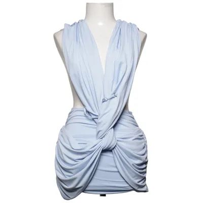 Jurk (Blauw) van Vivienne Collection Elastaan, Polyester