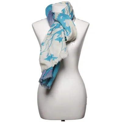Châle (Bleu, Beige) de Becksöndergaard Soie, Laine