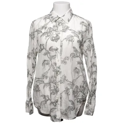 Bluse (Weiß, Schwarz) von GANT Baumwolle, Seide