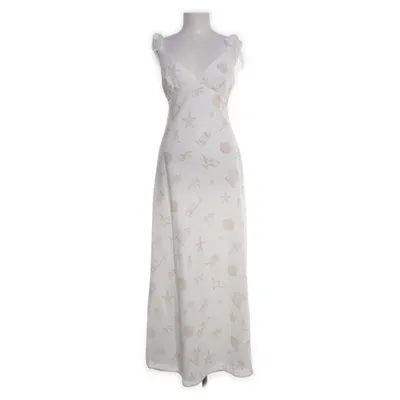 Maxi dress (White, Beige) from Billy J Polyester