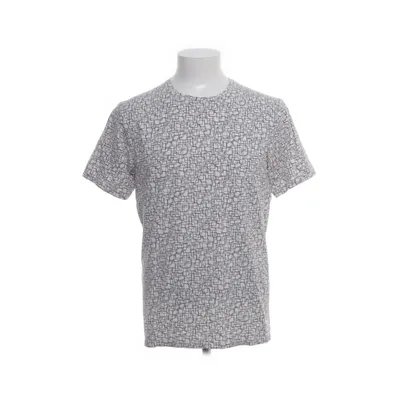 T-shirt (White, Blue) from Bläck Cotton, Elastane