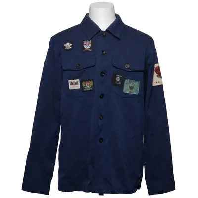 Overshirt (Blue) from Kent & Curwen Cotton
