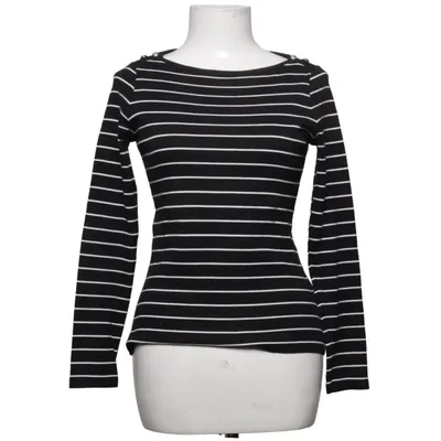 Long sleeve T-shirt (Black, White) from Lauren Ralph Lauren Cotton