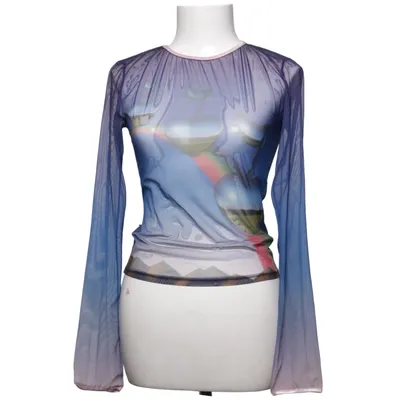 T-shirt à manches longues (Bleu, Multicolore) de Unif Élasthane, Polyester