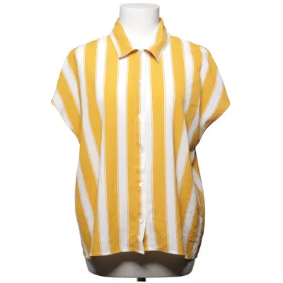 Short sleeve shirt (Yellow, White) from Pigalle Elastane, Polyester
