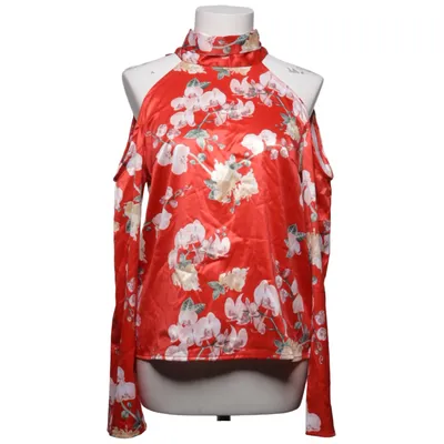 Pussy bow blouse (High Neck Cold Shoulder Blouse) from Hannalicious x NA-KD Polyester
