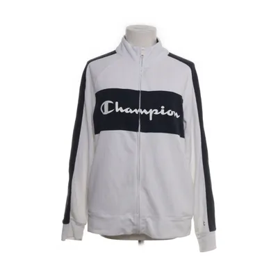 Träningsjacka (Vit, Blå) från Champion Bomull, Polyester