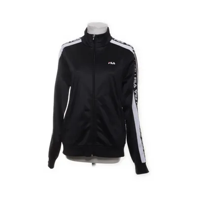 Träningsjacka (Svart, Vit) från Fila Polyester