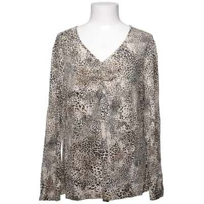 Haut (Marron, Noir, Blanc) de Gefa Élasthane, Viscose