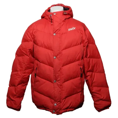 Dunjacka (Röd) från Swix Dun, Fjädrar, Polyamid, Polyester