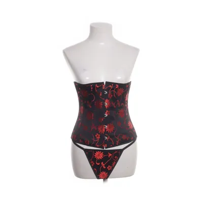 Ondergoed set (Zwart, Rood) van Chil Rose Polyester, Elastaan