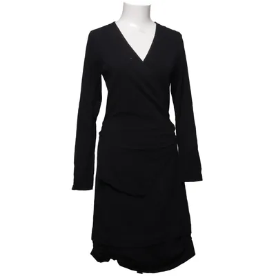 Wickelkleid (Schwarz) von Hunkydory Essentials Baumwolle, Elasthan