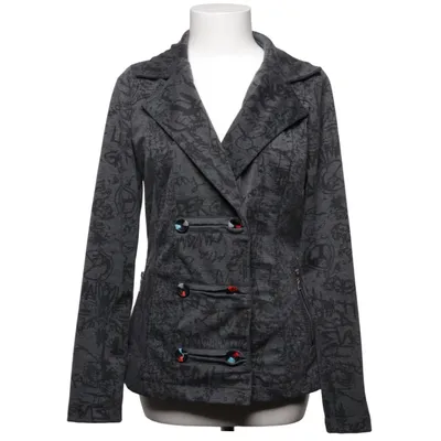 Blazer (Gray) from Sha & Sha Cotton, Polyester
