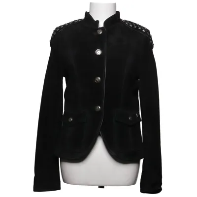 Jacket (Black) from Jofama by Kenza Cotton, Polyester