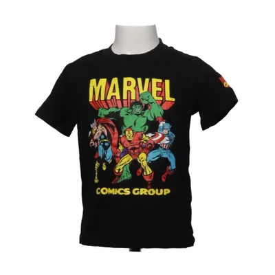 T-shirt (Black, Multicolored) from Marvel Cotton
