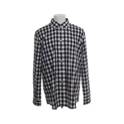 Shirt (White, Black) from Bonita Men Cotton