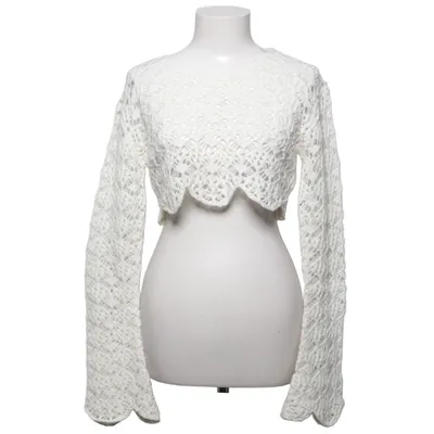 Crop top (Hvid) fra FB Sister Knitwear Akryl