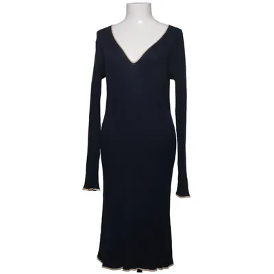 Maxi jurk (Blauw) van Lawrence Grey Katoen, Merinowol, Polyamide, Zijde