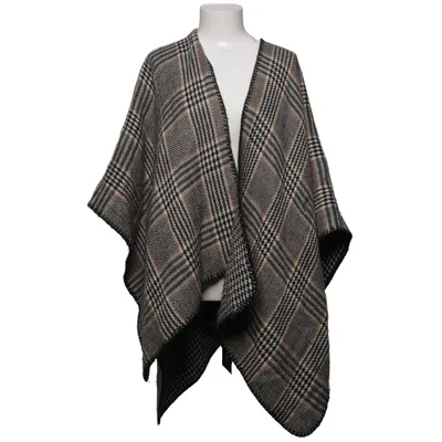 Poncho (Beige, Black)