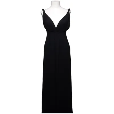 Robe longue (Noir) de Axara Élasthane, Viscose