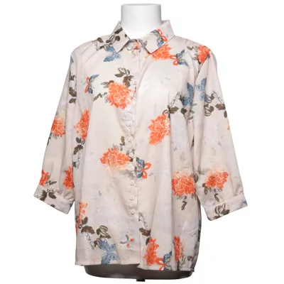 Bluse (Beige, Flerfarvet) fra Yuqi