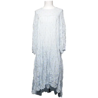 Jurk (Blauw, Goud) van Black Colour Viscose