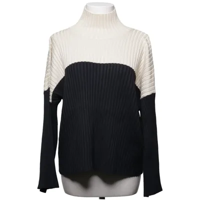 Rollkragenpullover (Schwarz, Beige) von Bitte Kai Rand Polyamid, Viskose