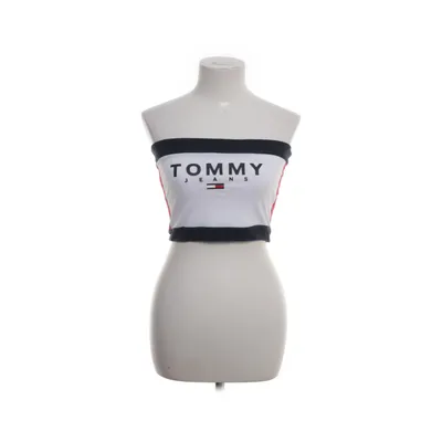 Tube top (White, Multicolored) from Tommy Hilfiger Jeans Cotton, Elastane
