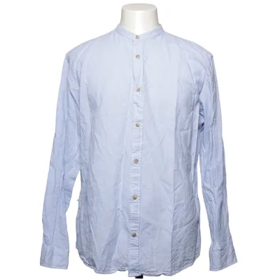 Shirt (Blauw, Wit) van Jack & Jones Katoen, Linnen