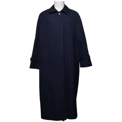 Coat (Blue) from Delmod Cotton, Polyester