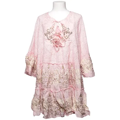 Jurk (Roze, Meerkleurig) van Miss June Katoen, Viscose