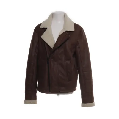Shearlingjakke (Brun, Hvid) fra Calvin Klein Jeans Akryl, Polyester