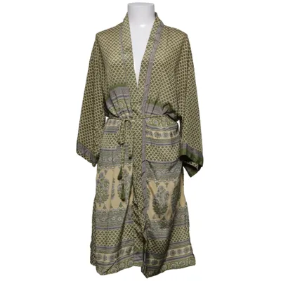 Robe de chambre (Vert, Jaune) de Chic Antique Polyester
