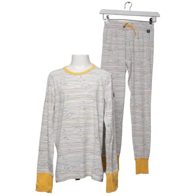 Pajamas (White, Multicolored) from Polarn O. Pyret Elastane, Organic cotton