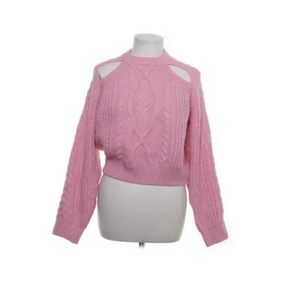 Sweater (Pink) from Bershka Acrylic, Elastane, Polyamide, Polyester