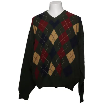 Pullover (Green, Multicolored) from Oneway Acrylic, Wool